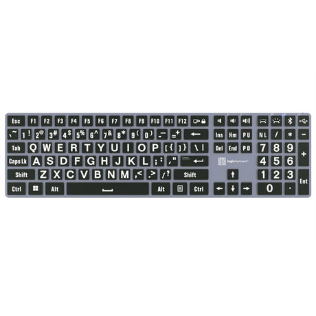 Logickeyboard Windows TITAN Large Print Slimline Keyboard