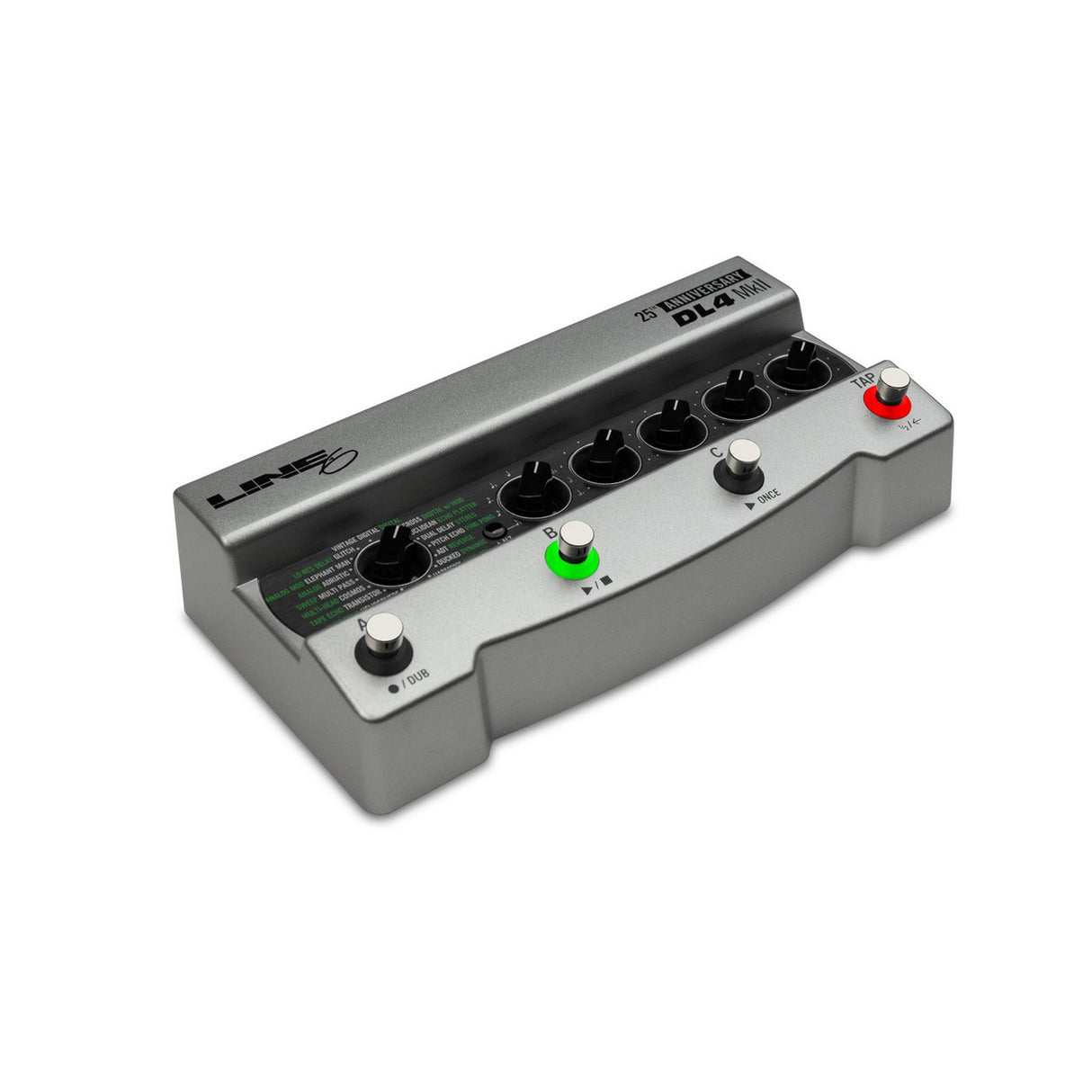 Line 6 DL4 MkII Delay Modeler Pedal 25th Anniversary Silver Edition