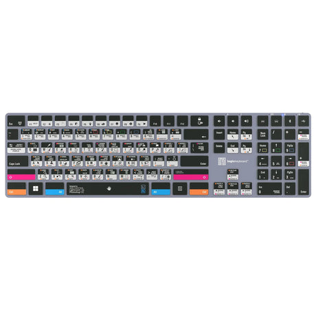 Logickeyboard TITAN Wireless Backlit Keyboard for Adobe Photographer US Windows