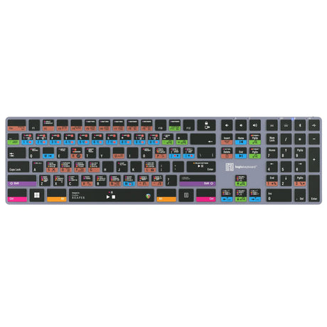 Logickeyboard TITAN Wireless Backlit Keyboard for Cockos Reaper US Windows