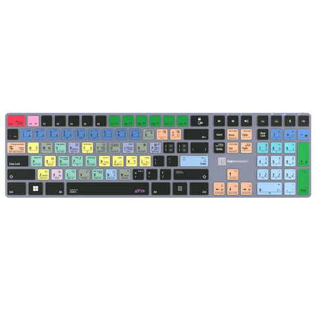 Logickeyboard TITAN Wireless Backlit Keyboard for Avid Sibelius US Windows