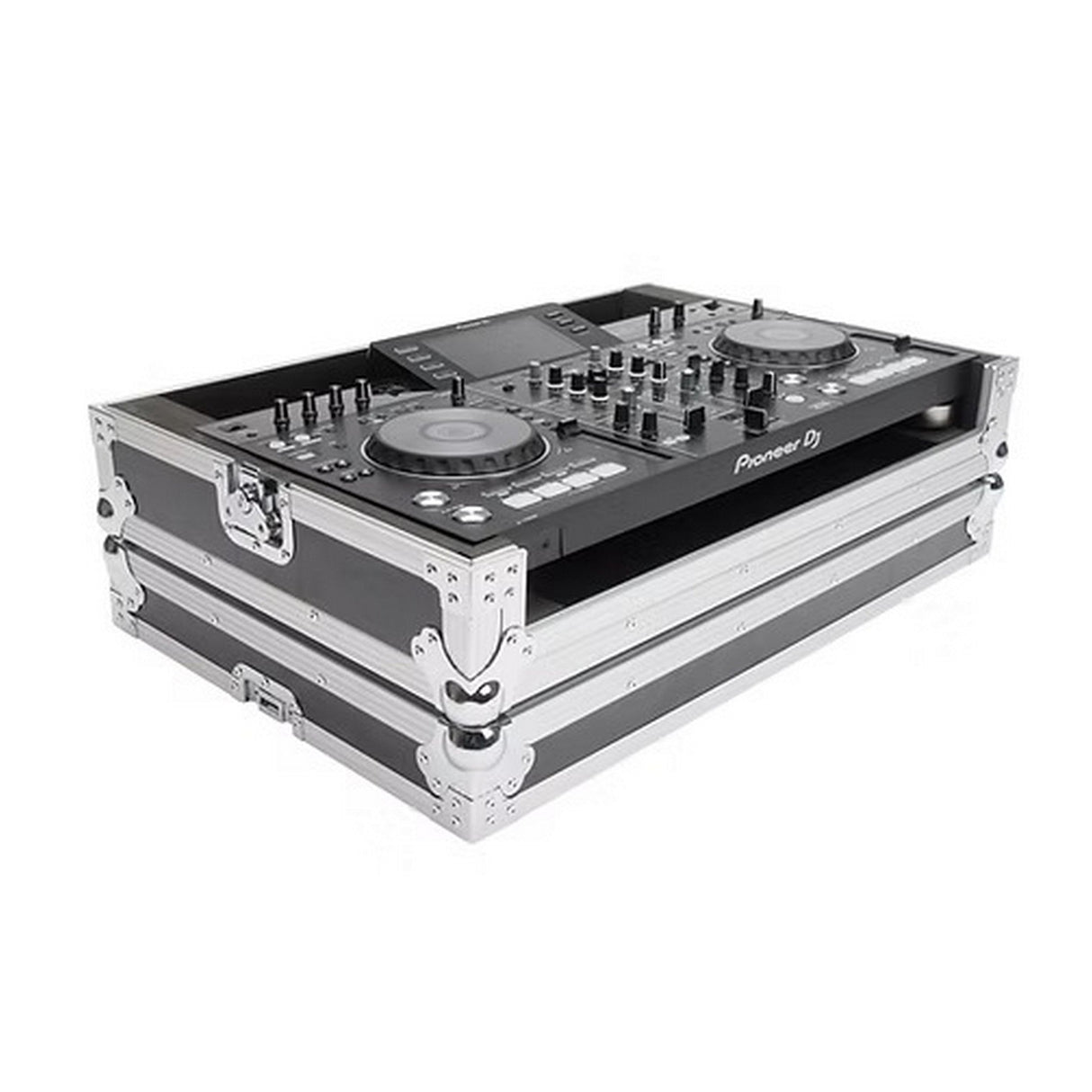 Magma DJ Controller Case for Pioneer XDJ-RX3/RX2, Silver/Black