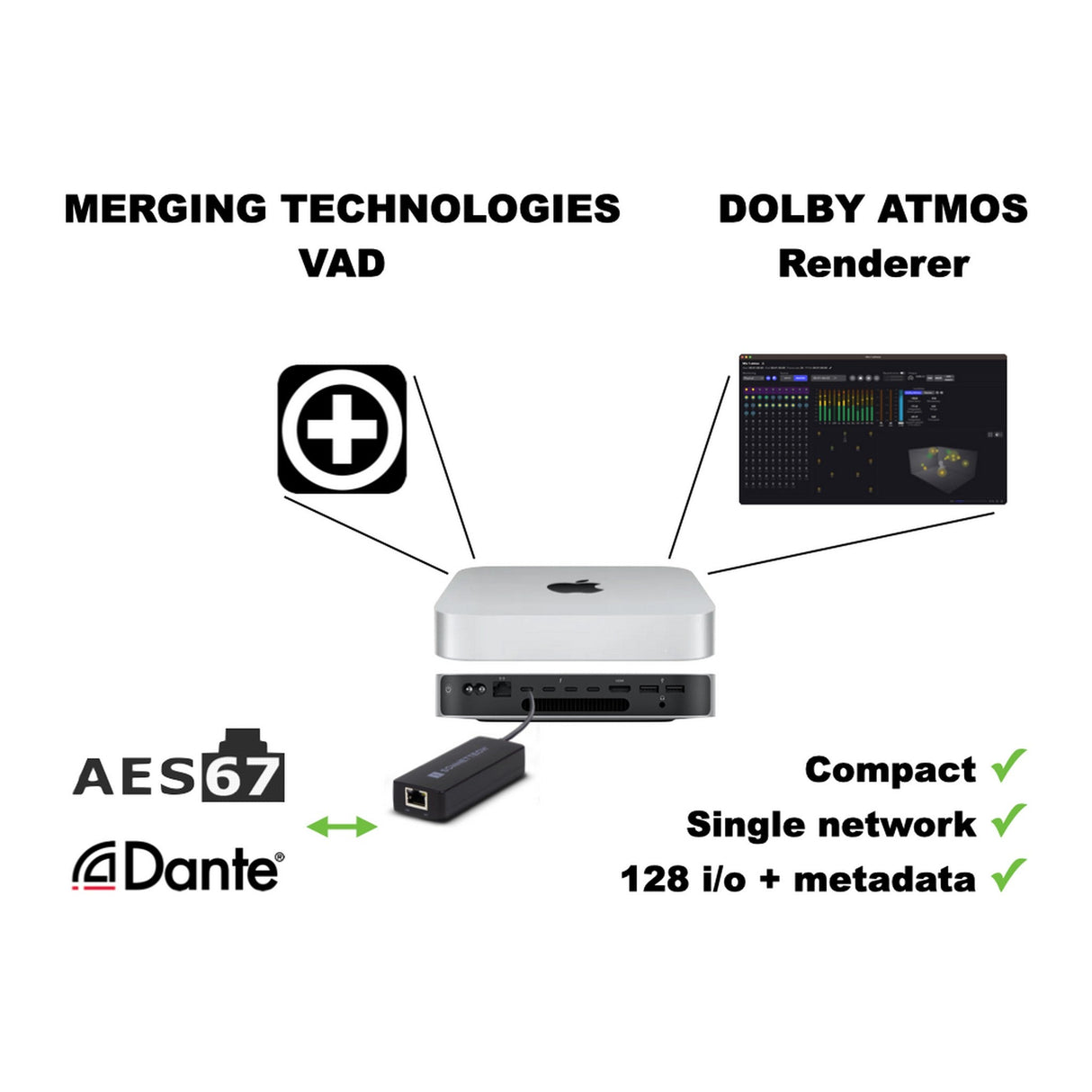 Merging Technologies macOS Virtual Audio Device VAD for RAVENNA/AES67, Premium Version