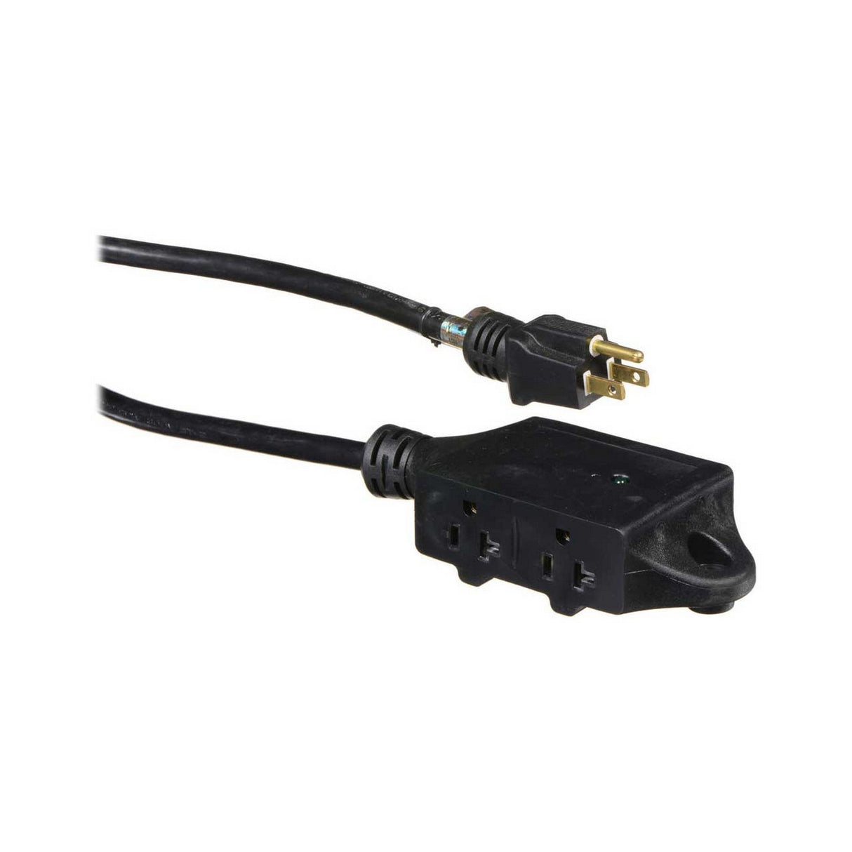 Milspec D19005771 12/3 Quad-Box with 20-Amp Receptacles Black 6-Feet