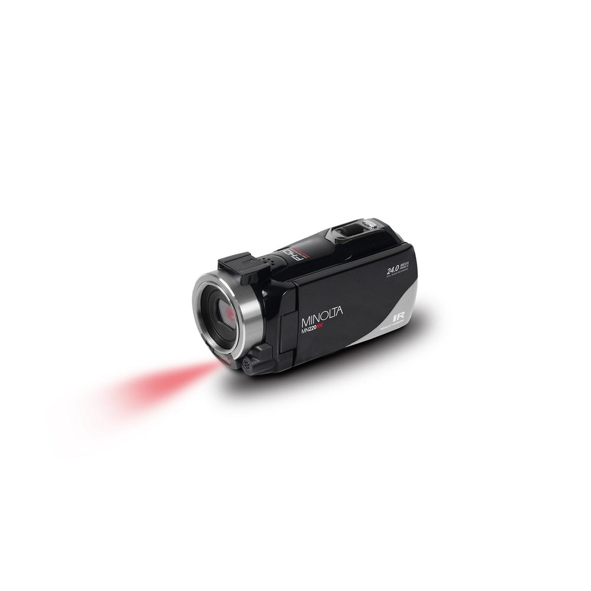 Minolta MN220NV 1080p HD 24 MP Night Vision Digital Camcorder with WiFi Black