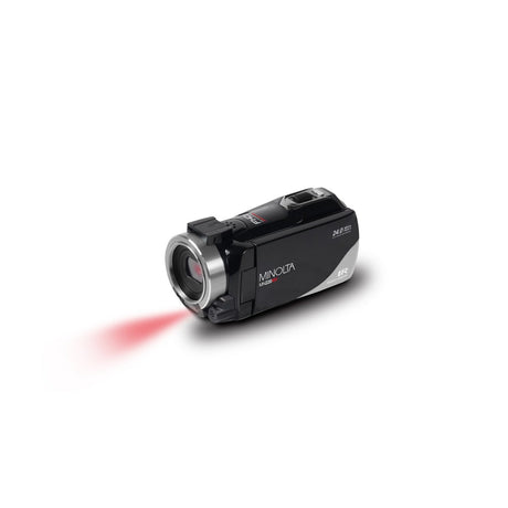 Minolta MN220NV 1080p HD 24 MP Night Vision Digital Camcorder with WiFi Black