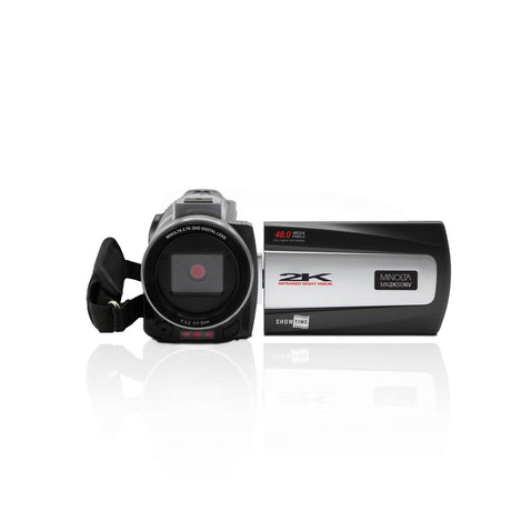 Minolta MN2K50NV 2.7K Ultra HD 48 MP Night Vision Camcorder Black