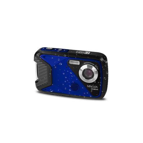 Minolta MN30WP 21 MP 1080P HD Waterproof Digital Camera Blue