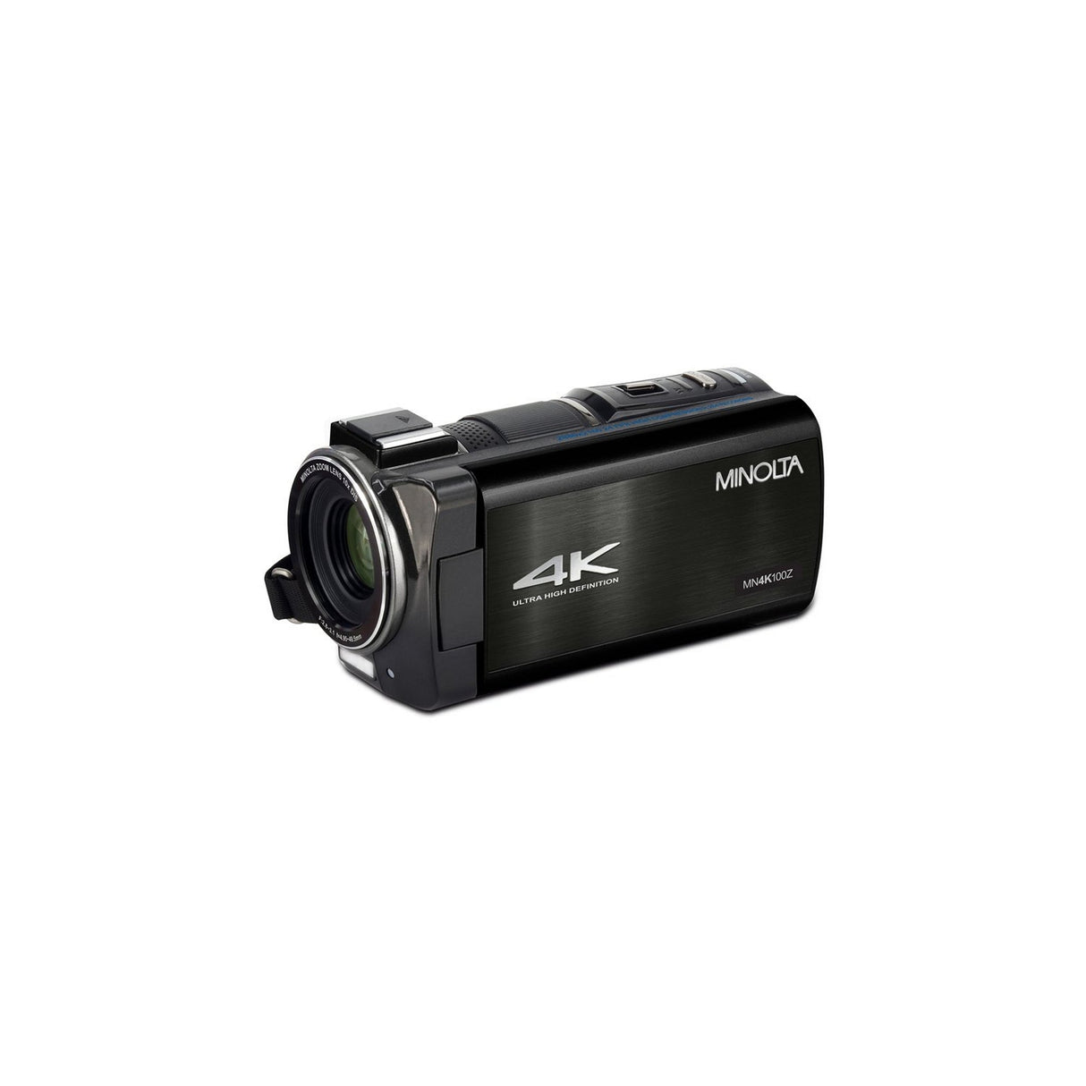 Minolta MN4K100Z 4K Ultra HD Camcorder with 10x Optical Zoom Black
