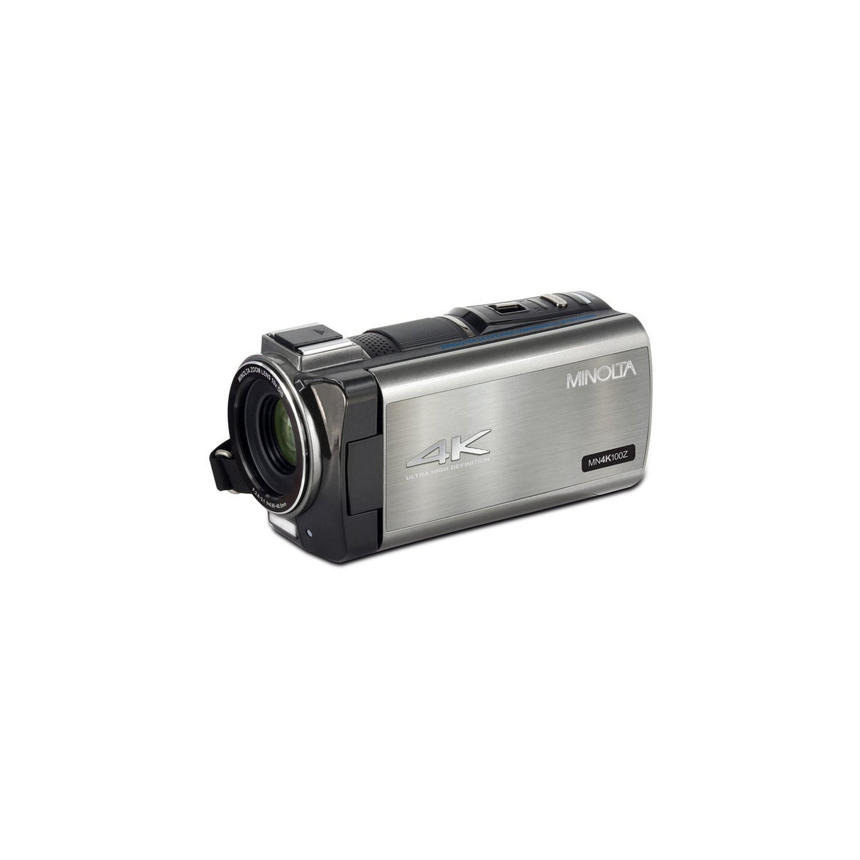 Minolta MN4K100Z 4K Ultra HD Camcorder with 10x Optical Zoom Gunmetal