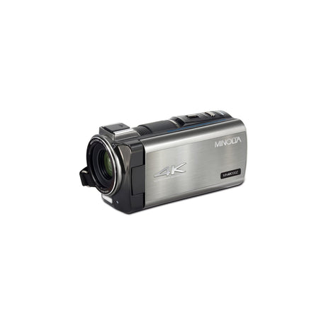 Minolta MN4K100Z 4K Ultra HD Camcorder with 10x Optical Zoom Gunmetal