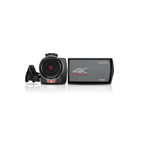 Minolta MN4K20NV 4K Ultra HD 30 MP Night Vision Camcorder Black