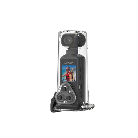 Minolta MN4KP1 Waterproof 4K Ultra HD Pocket Camcorder with WiFi Black