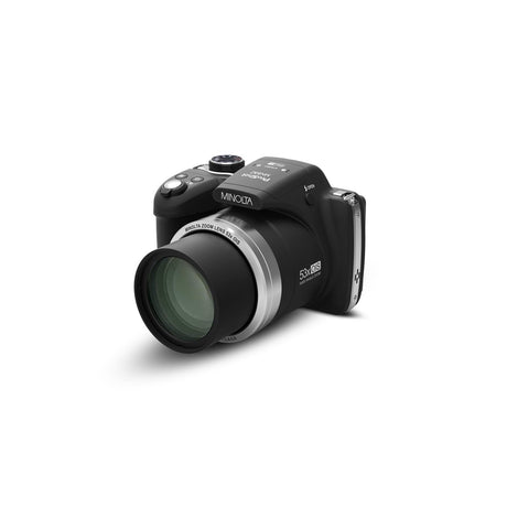 Minolta MN53Z 16 MP HD Bridge Digital Camera with 53x Optical Zoom Black