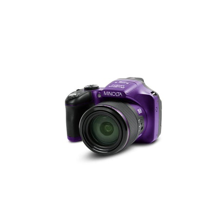 Minolta MN67Z 20 MP 1080p HD Bridge Digital Camera with 67x Optical Zoom Purple