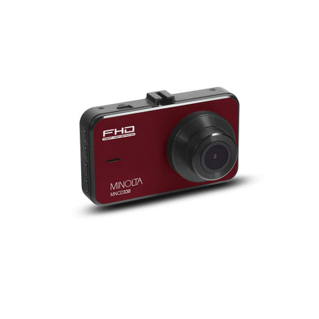 Minolta MNCD330 1080p Car Camcorder with 3.0-Inch LCD Monitor Red