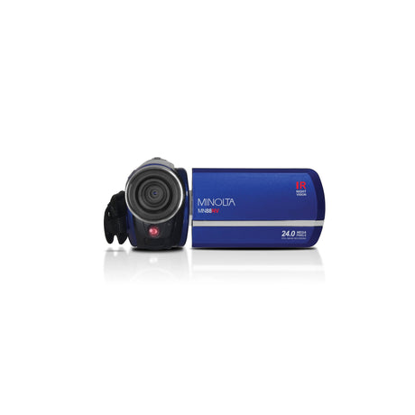 Minolta MN88NV 1080p HD 24 MP Night Vision Digital Camcorder, Blue
