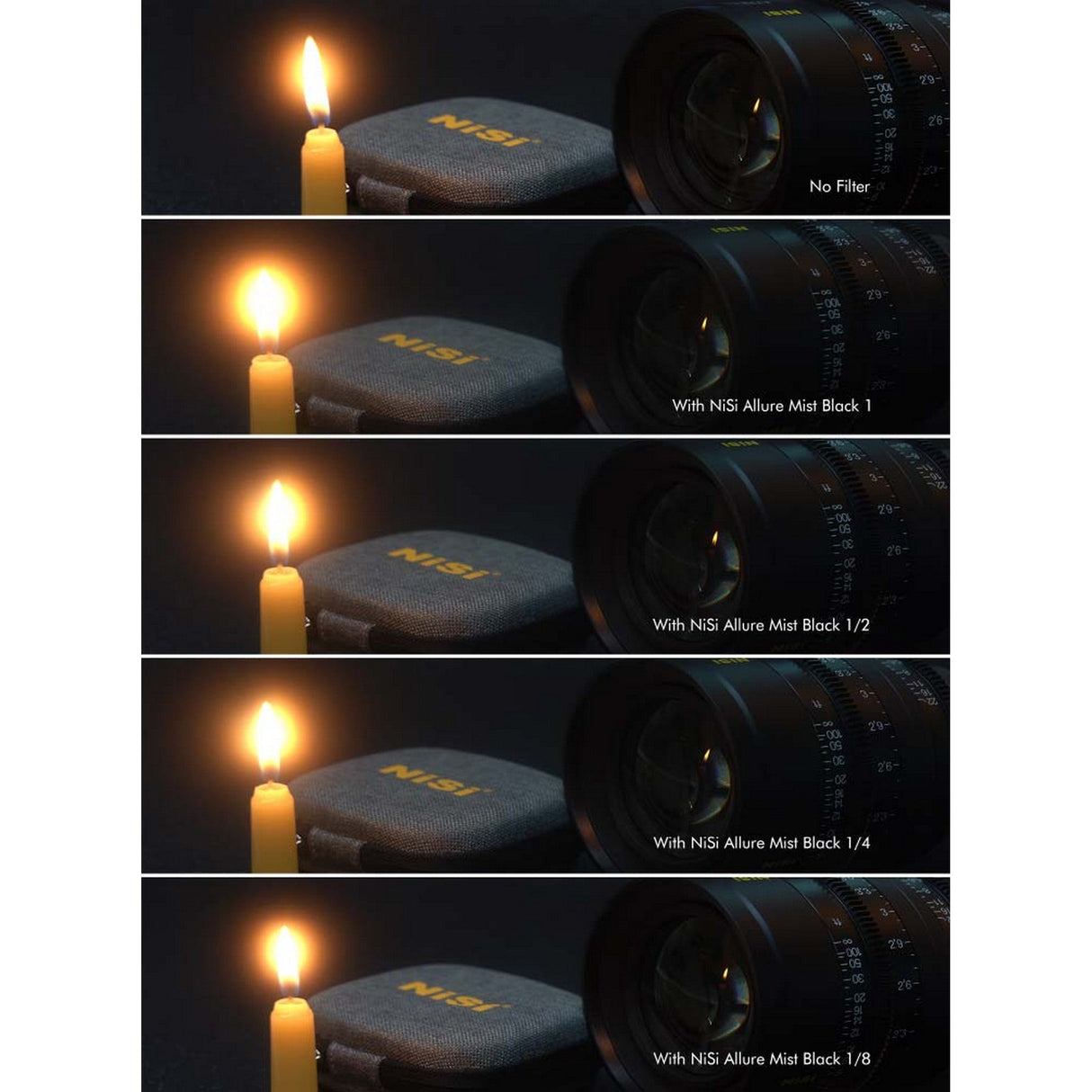 NiSi Cinema 4x5.65-Inch Allure Mist Black Filter (1/8 Stop)