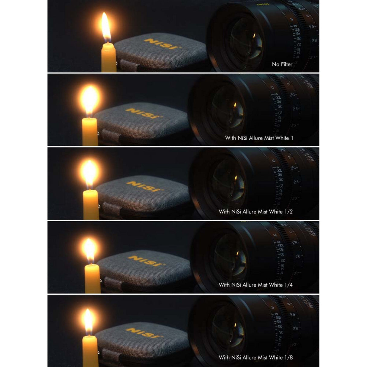 NiSi Cinema 4x5.65-Inch Allure Mist White Filter (1/2 Stop)