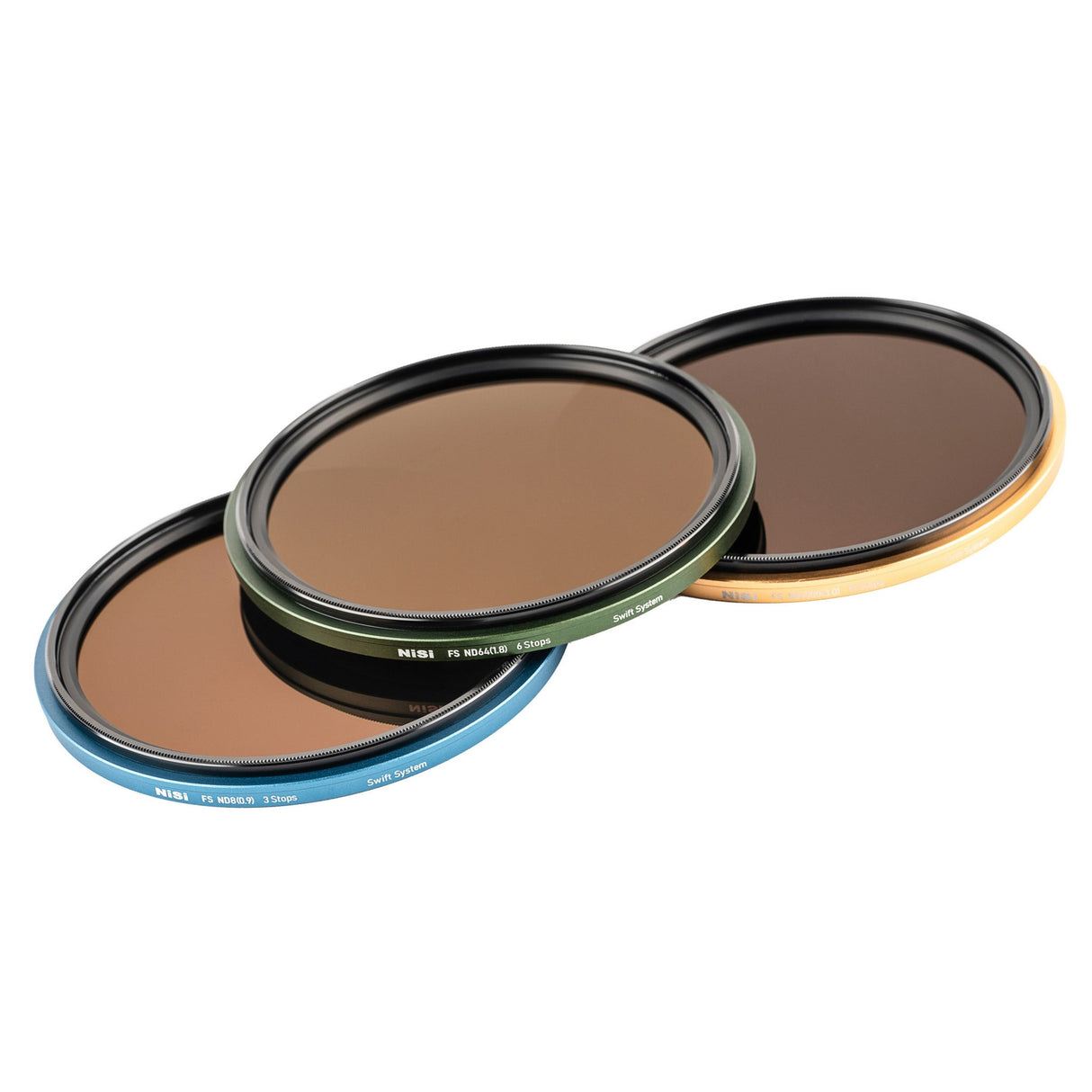NiSi SWIFT FS ND Filter Kit with ND8 3-Stop ND64 6-Stop ND1000 10-Stop