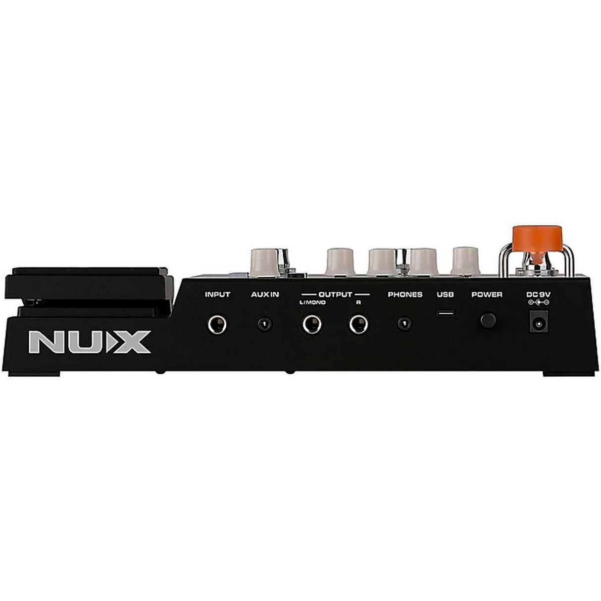 Nux MG-400 Multi Effects Pedal and ChromaCast 10-Pack Pearl Celluloid Guitar Picks Bundle