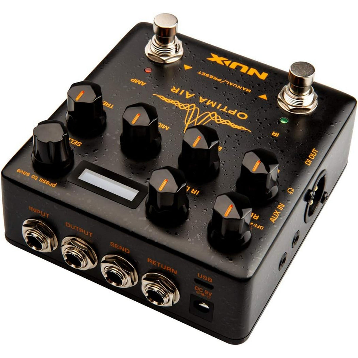 NUX Optima Air Acoustic Simulator Pedal | NAI-5 + Picks