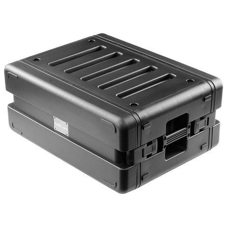 Odyssey VR4SMIC4ZP Watertight 4U Rack Case with 4 Microphone Compartments