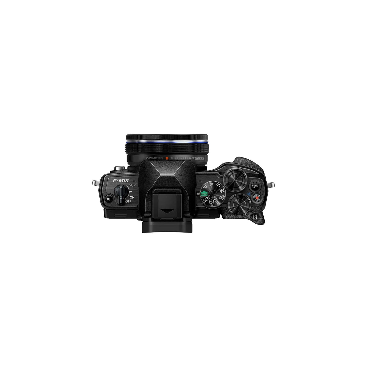 OM System E-M10 Mark IV Mirrorless Camera with 14-42mm EZ Lens, Black