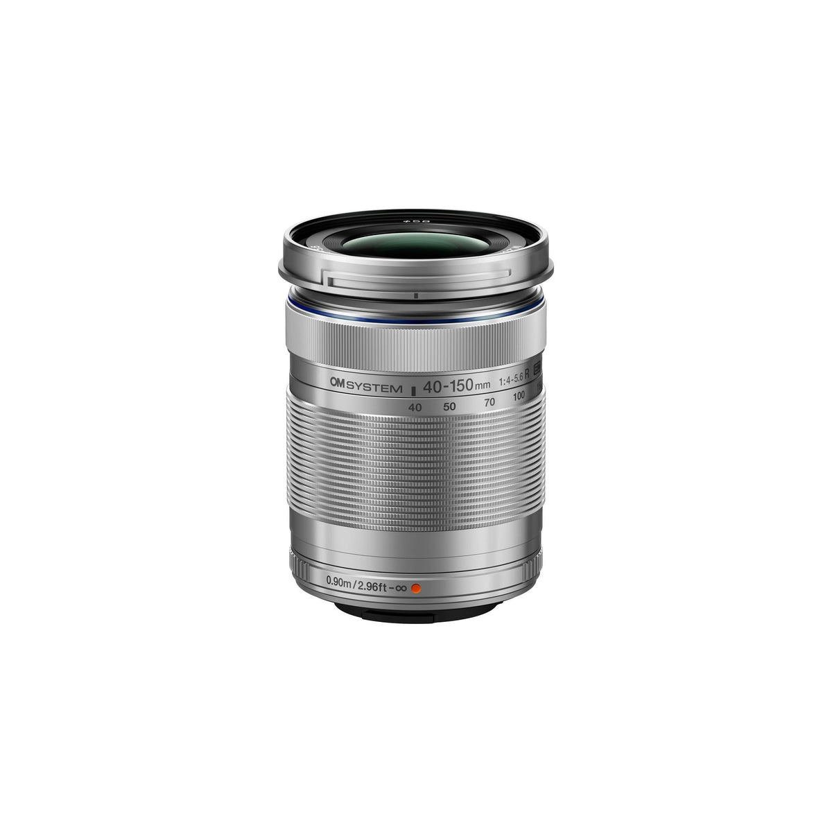 OM System M.Zuiko Digital ED 40-150mm f/4.0-5.6 R Zoom Lens, Silver