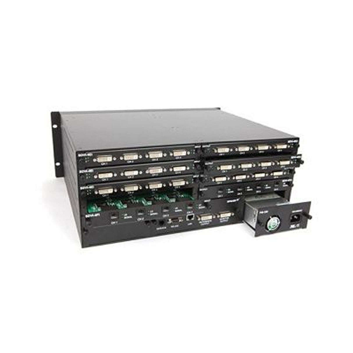Opticis OMM-1000 16×16 DVI/HDMI/SDI/DisplayPort Optical Modular Matrix Switcher