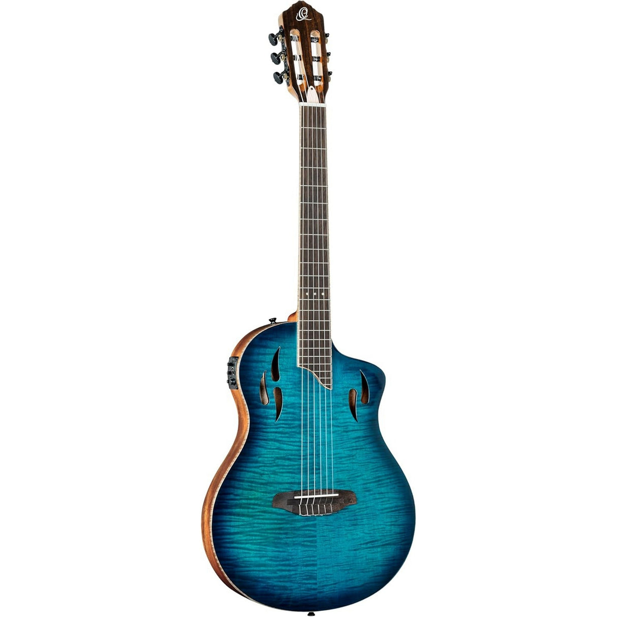 Ortega Guitars RTPDLX-FMA TourPlayer Series Full Size Acoustic Electric Guitar