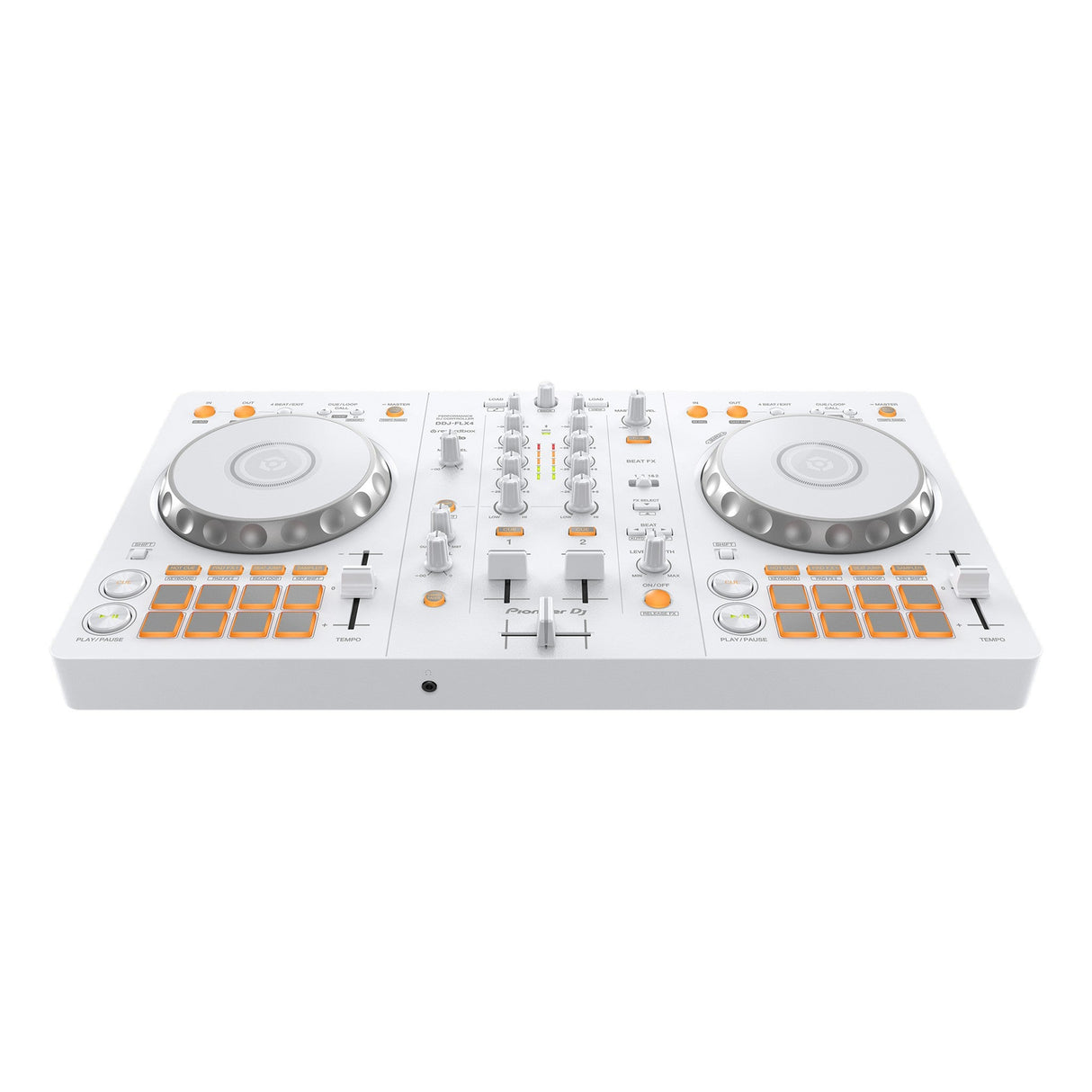 Pioneer DJ DDJ-FLX4-W 2-Channel DJ Controller for Rekordbox/Serato DJ Lite/djay, White (Used)