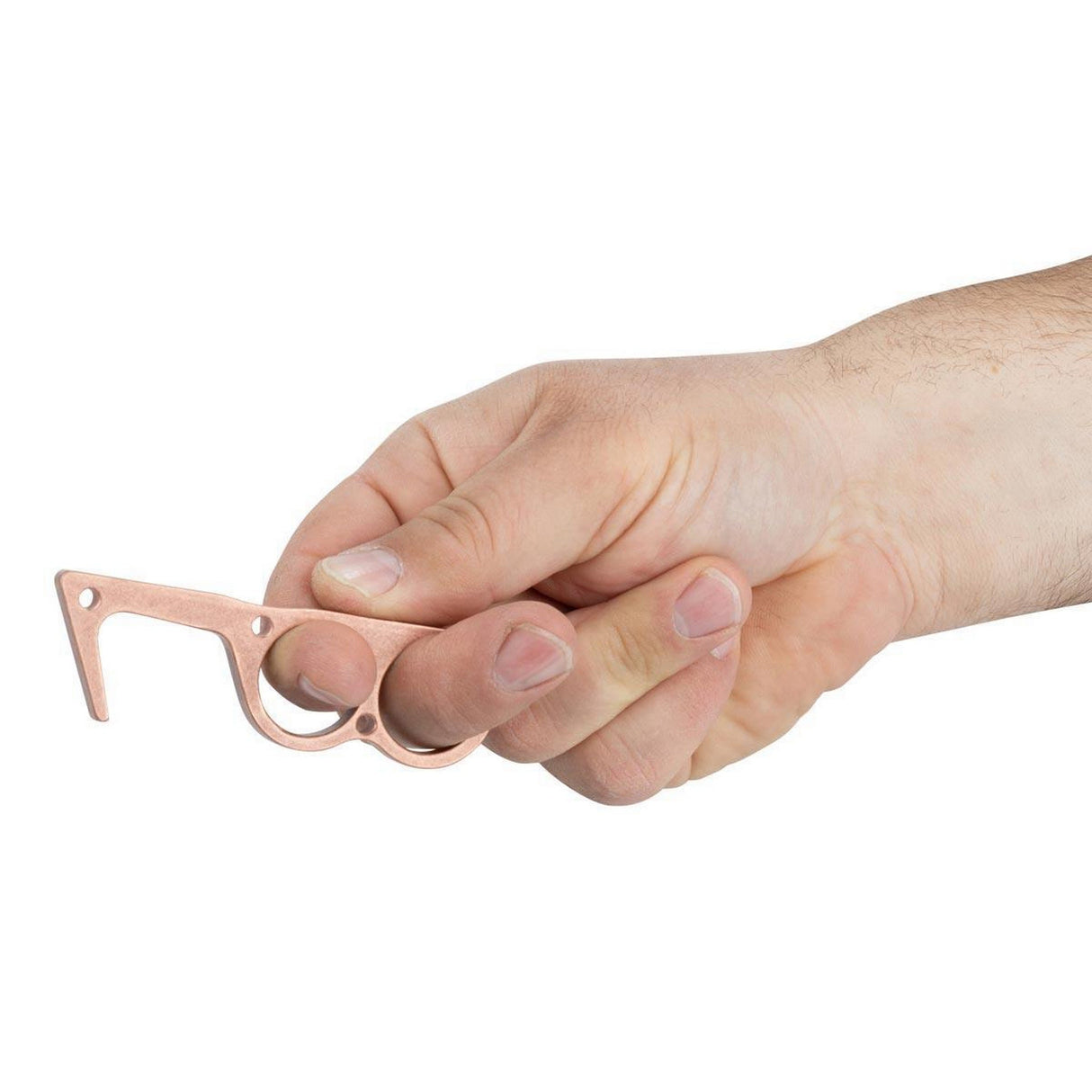 ProMediaGear A32 Pure Copper Alloy Touch Free Door Opener and Button Pusher COVID Access Key Tool