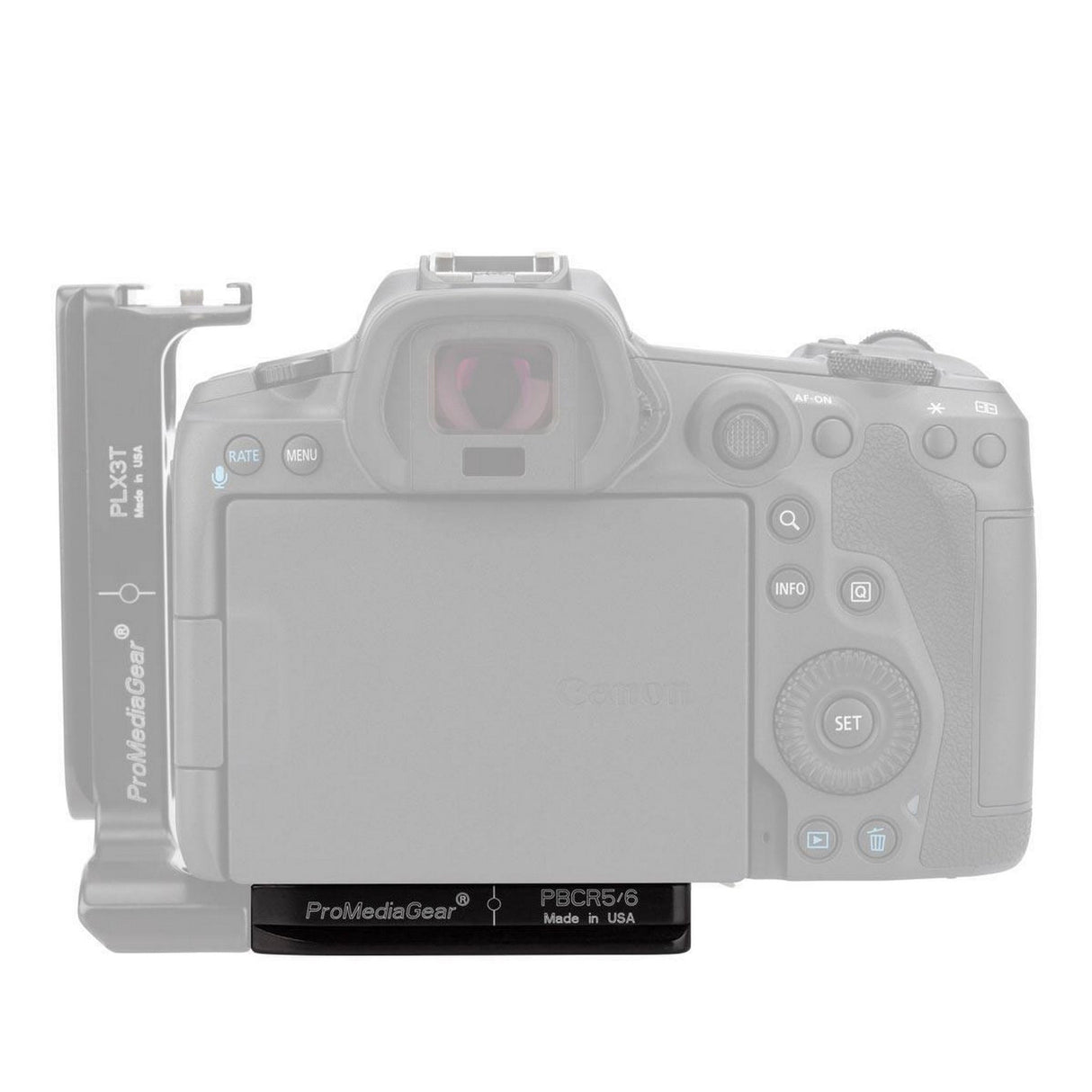 ProMediaGear PBCR56 Arca-Swiss Bracket Plate for Canon R5 / R5 Mark II / R6