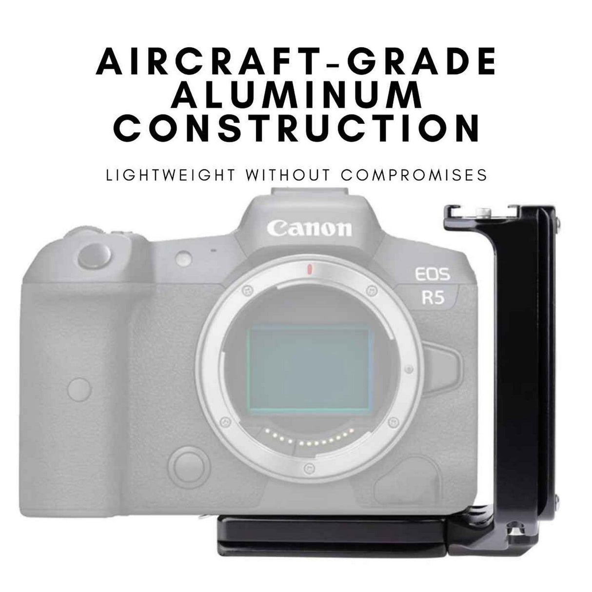 ProMediaGear PLCR56 Arca-Swiss L-Bracket for Canon EOS R5 / R6 / R5 Mark II / R6 Mark II Mirrorless Camera