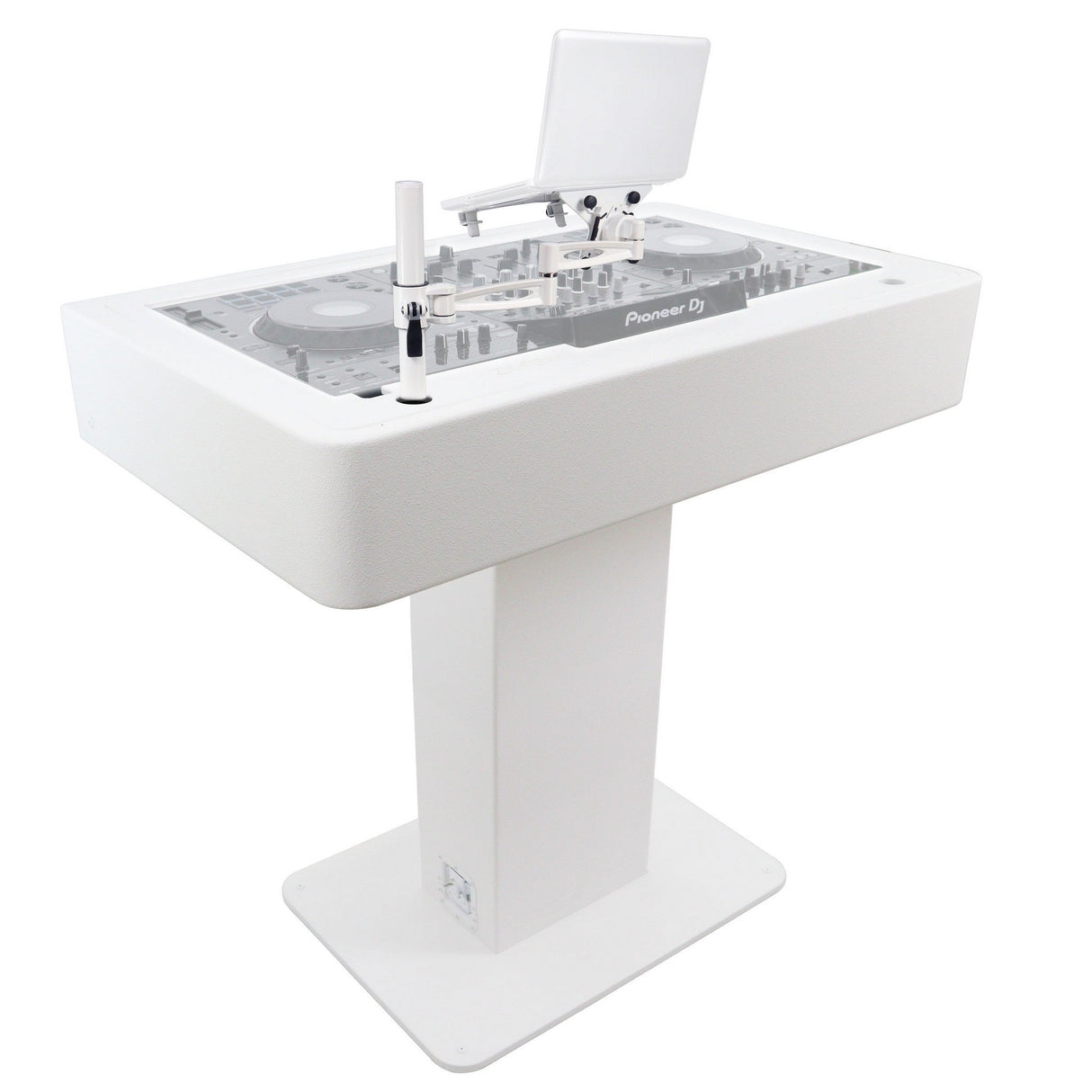 ProX XZF-DJCT W 2U CASE Control Tower DJ Podium for Pioneer DJ DDJ-REV7 XDJ-XZ DDJ-1000 RANE