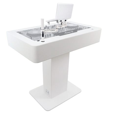 ProX XZF-DJCT W 2U CASE Control Tower DJ Podium for Pioneer DJ DDJ-REV7 XDJ-XZ DDJ-1000 RANE