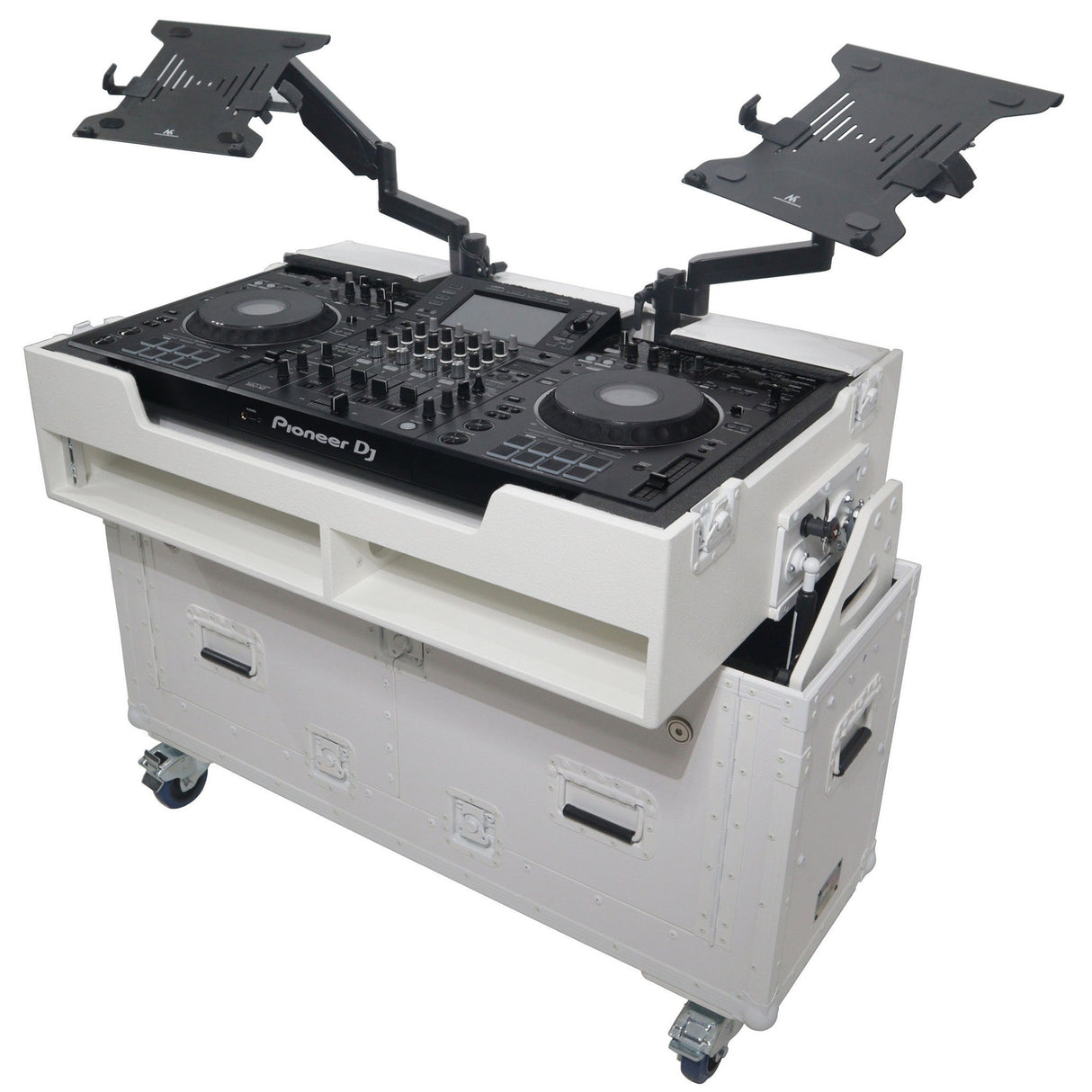 ProX XZF-UCXX Flip-Ready Hydraulic DJ Flight Case for Pioneer DJ DDJ-REV7 XDJ-XZ DDJ-1000 SZ2 SX3