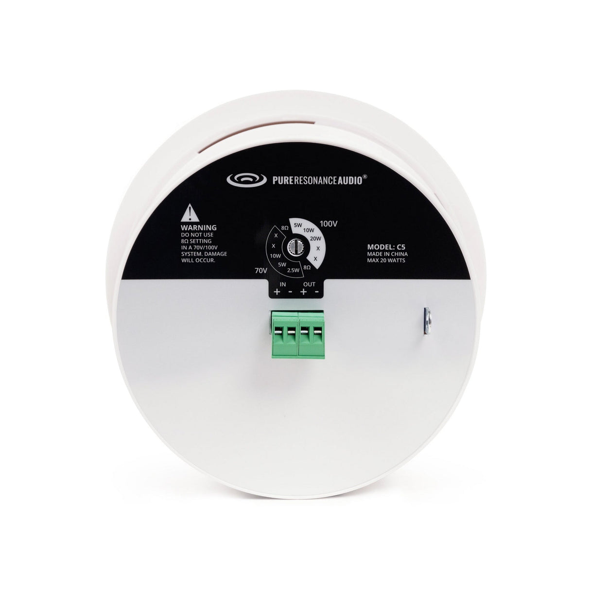 Pure Resonance Audio C5 Micro 70V Ceiling Mount Speaker