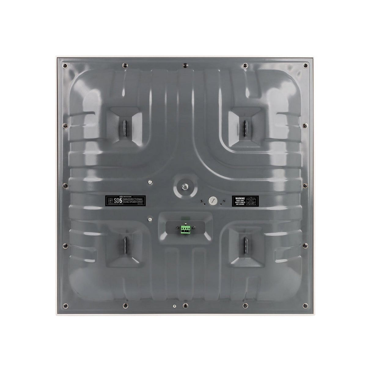 Pure Resonance Audio Paging Sound System with SD5 Ceiling Tile Speaker, RMA120BT Rack Mount Bluetooth Mixer Amplifier, and PTT1 Push-to-Talk Microphone