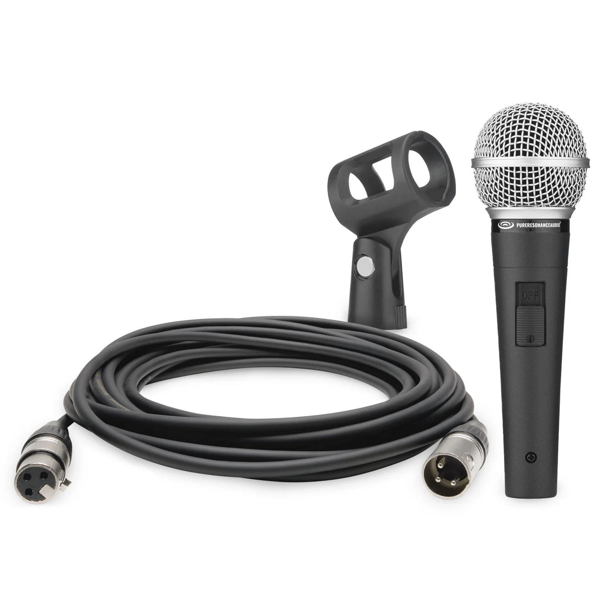 Pure Resonance Audio UC1S Ultra Clear Dynamic Microphone Package