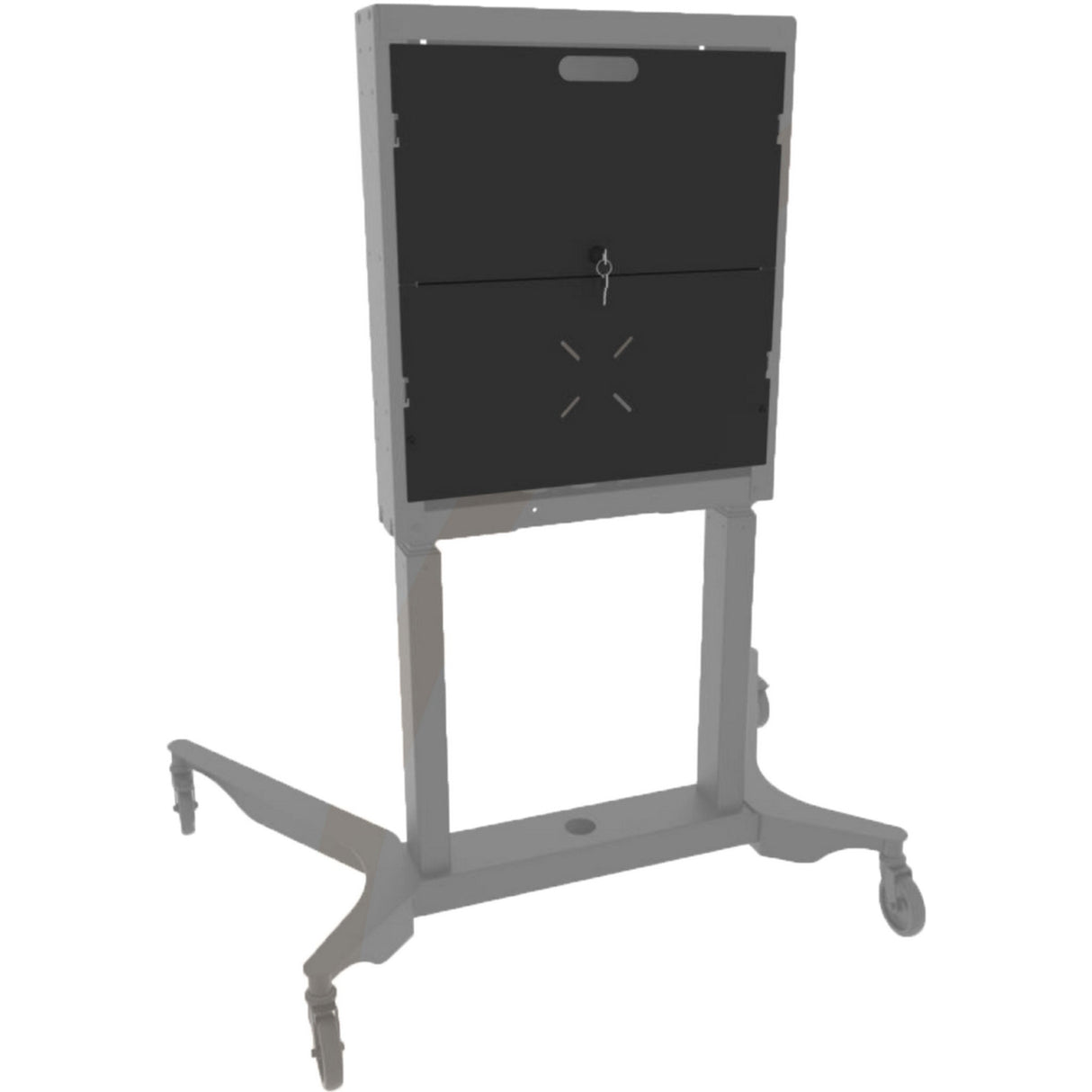 QOMO QBB481A92 Lockable Rear Cover for eBox II Mobile Stand