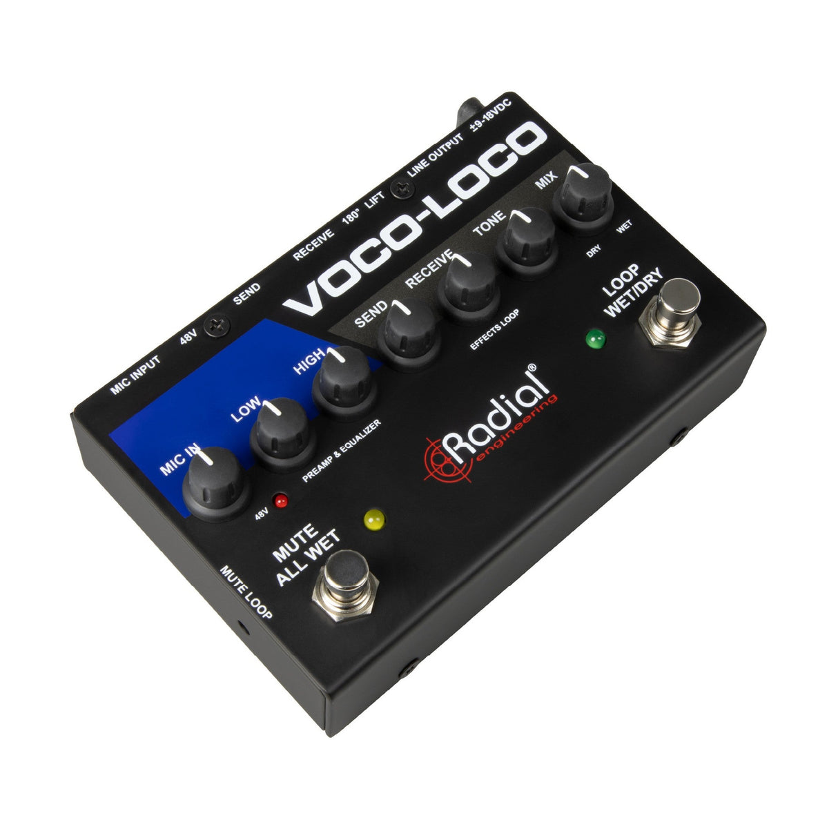 Radial Voco-Loco Mk2 Mic Preamp and Effect Loop Switcher