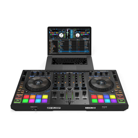 Reloop Mixon 8 Pro 4-Channel Professional Hybrid DJ Controller for Serato DJ Pro