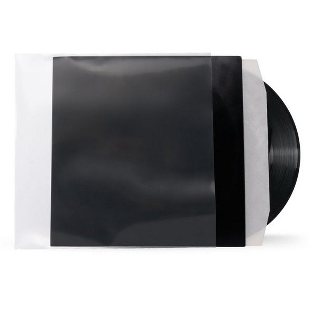 Reloop Premium 12-Inch Vinyl LP Outer Sleeves, 100-Pack