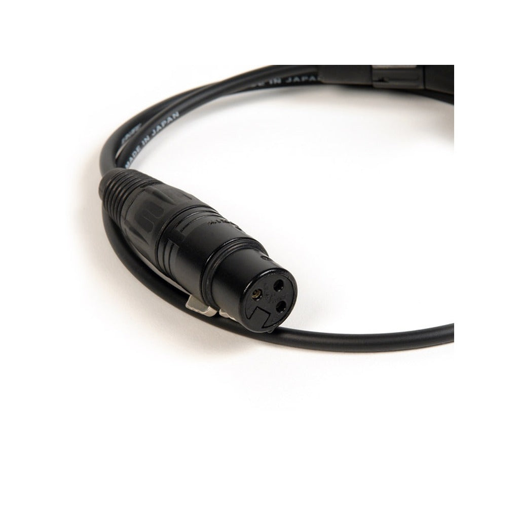 Remote Audio CAHDX3/5M XLR3F to RA XLR5M Mono to Stereo Input Cable 18 in