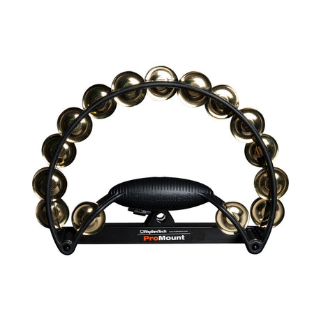 Rhythm Tech RTPRO11-U Pro Tambourine with Brass Jingles Black