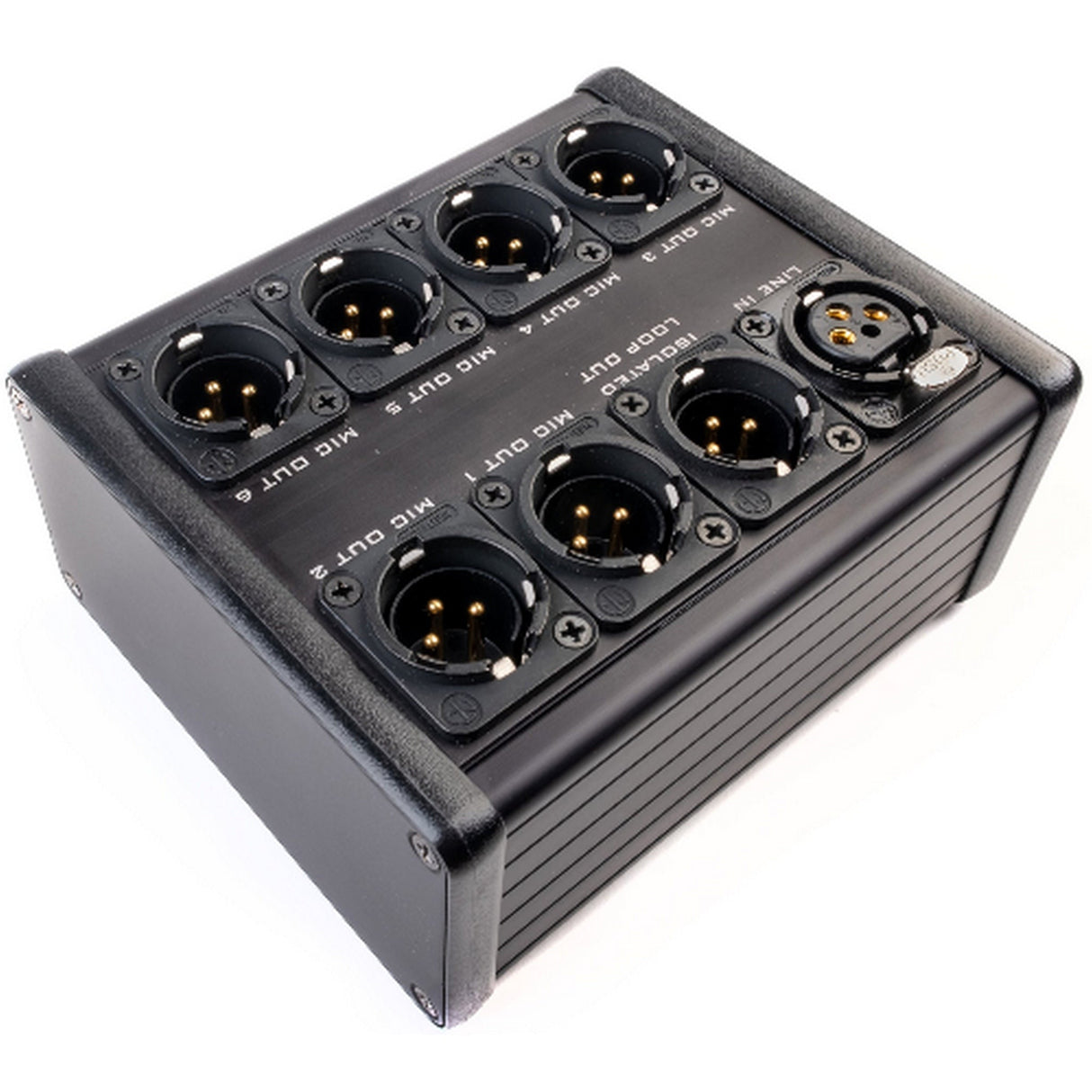 Sescom SES-PRESSBOX 6-Channel Passive Broadcast Press Box