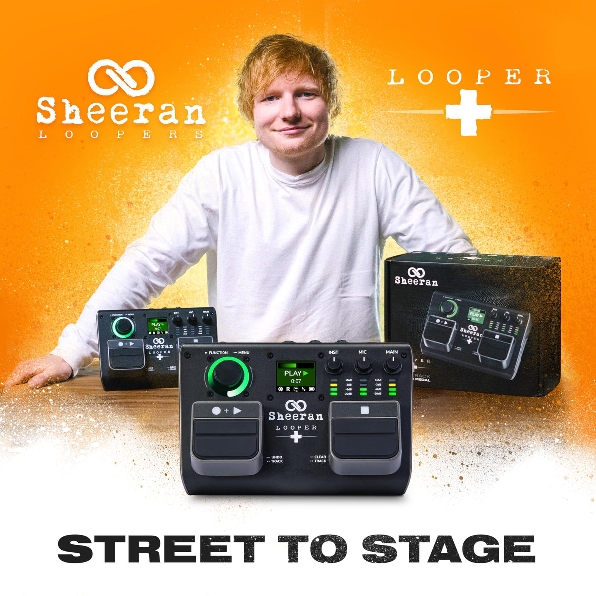 Sheeran Looper+ Dual-Track Looper Pedal with 4 Loop Modes and USB Audio
