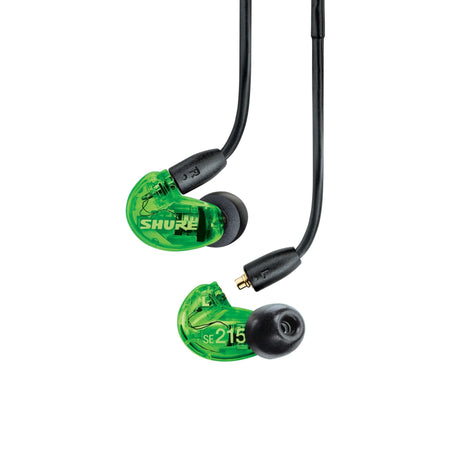 Shure SE215SPE-GN Sound Isolating Earphones, Green
